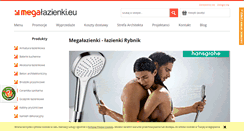 Desktop Screenshot of megalazienki.eu